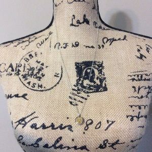 Silpada Sterling and brass rose necklace